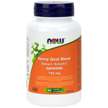 NOW Horny Goat Weed Extract 750 mg - 90 Tablets
