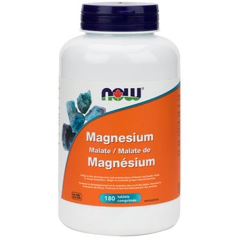 NOW Magnesium Malate - 180 Tablets