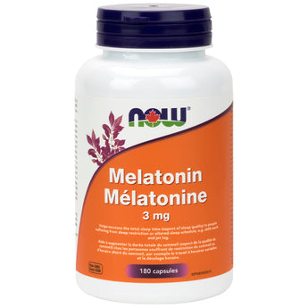 NOW Melatonin 3 mg - 180 Capsules