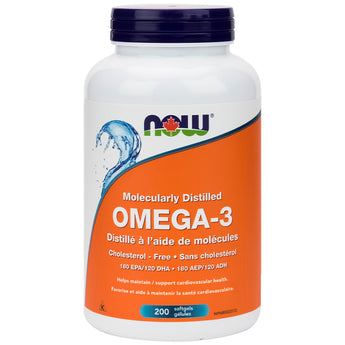 NOW Omega-3 1000 mg Fish Oil Concentrate - 200 Softgels