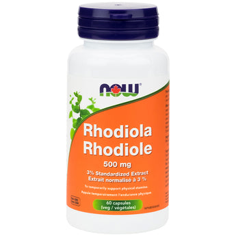 NOW Rhodiola 500mg - 60 Capsules