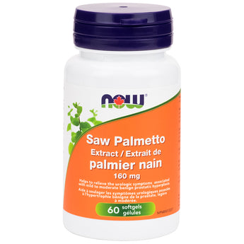 NOW Saw Palmetto Extract 160 mg - 60 Softgels