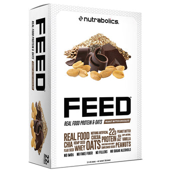 Nutrabolics FEED Real Food Protein & Oats Bar - 12 x 65 Grams