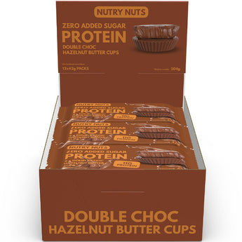 Nutry Nuts Protein Peanut Butter Cups 12 x 42 Gram Box *LIMITED TIME OFFER*