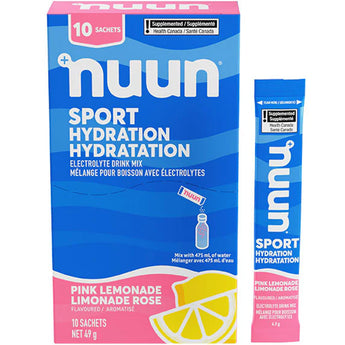 NUUN Sport Hydration Electrolyte Drink Mix  - 10 Sachet 49-53 Gr. Pack