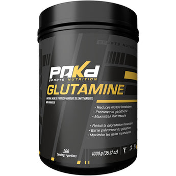 Pakd Sports Nutrition Glutamine - 1000 Grams