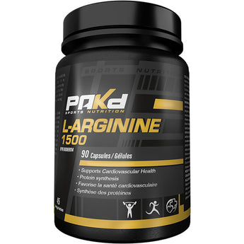 Pakd Sports Nutrition L-Arginine 1500 - 90 Capsules