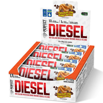 Perfect Sports Diesel New Zealand Protein Bar - 12 x 50 Grams