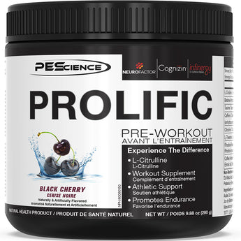 PEScience Prolific Pre-Workout - 280 Grams (Best Before 02/2025)