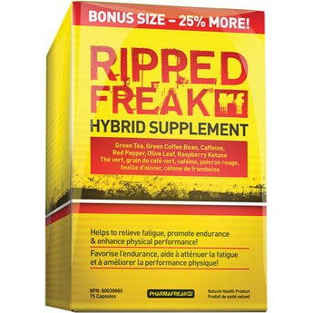 Pharmafreak Ripped Freak - 75 Vegetable Capsules *LIMITED TIME OFFER*