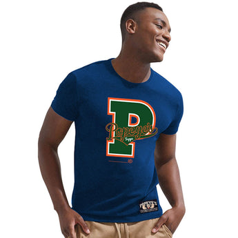 Popeye's GEAR T-Shirt "College P" - Blue