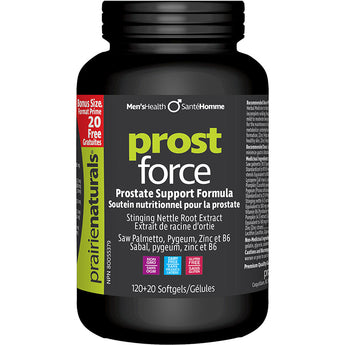 Prairie Naturals Prost Force Prostate Support *Bonus Size* -  120 + 20 Softgels