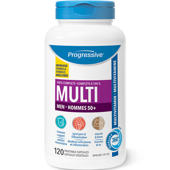 Progressive Multi Vitamin for Men 50+ - 120 Capsules