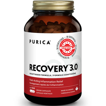 Purica Recovery 3.0 144 Veggie Caps  (20% Bonus Size) 30 Servings