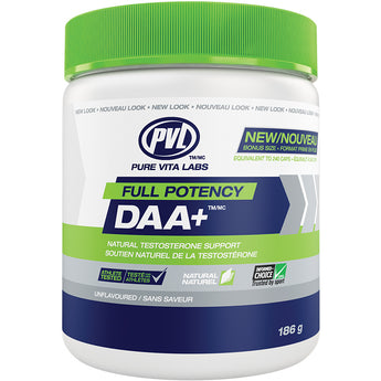PVL Pure Vita Labs Full Potency DAA+ - 186 Grams