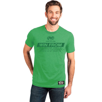 PVL Pure Vita Labs / Popeye's Supplements Co-Branded T-Shirt "Win From Within" - Green