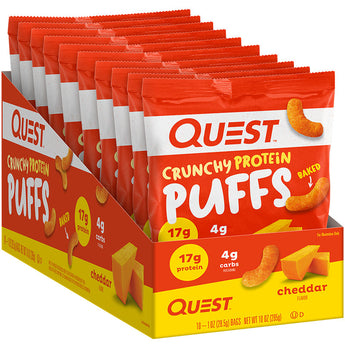 Quest Nutrition Crunchy Protein Puffs -  10 x 28.5 Grams