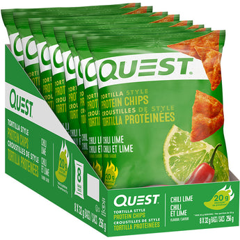 Quest Nutrition Protein Chips 'Tortilla Style' - 8 x 32 Grams