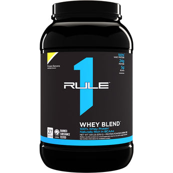 Rule 1 Whey Blend - 1.96-2.02lb / 25-27 Servings  Expires 12/2026