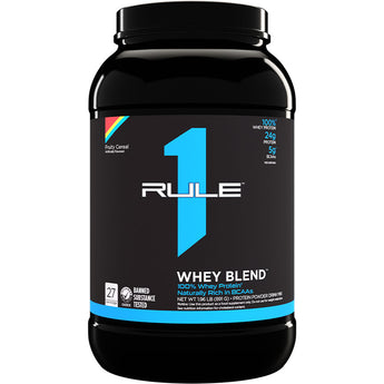Rule 1 Whey Blend - 1.96-2.02lb / 25-27 Servings  Expires 12/2026