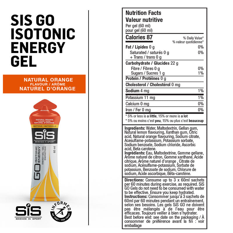 sis go gel l-carnitine Science in Sport Energy Plus Caffeine Gels Citrus, 60ml 6 Pack Research suggests that 5 mg of caffeine per kg of body mass is thought to be beneficial for endurance performance Energy Gels | BETA Fuel