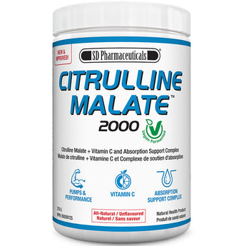 SD Pharmaceuticals Citrulline Malate 2000 Vegan Fermented - 270 Grams