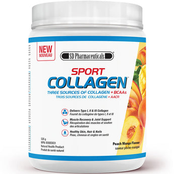 SD Pharmaceuticals Sport Collagen - 526g / 41 Servings - Peach Mango