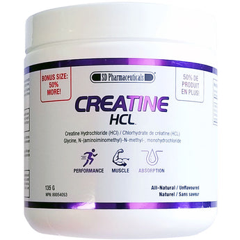 SD Pharmaceuticals Creatine HCL All Natural - 135 Grams