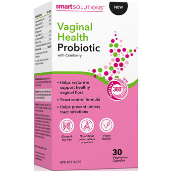 Smart Solutions Lorna Vanderhaeghe Vaginal Health Probiotic - 30 Capsules