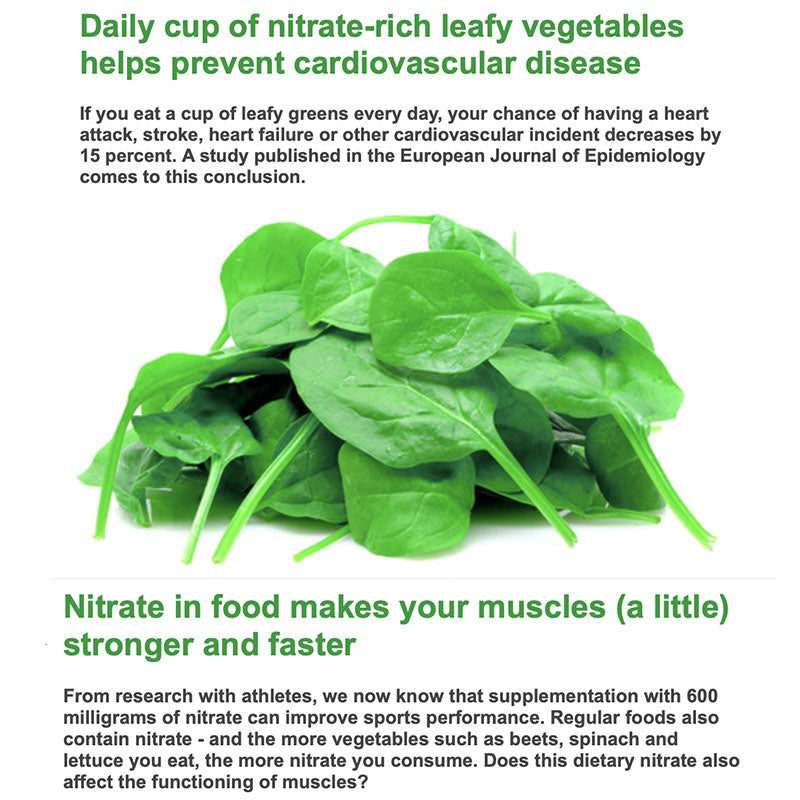 Nnitrates Tested Nutrition Tested Nitrates - 240 Vegetarian Capsules / 60 Servin ...