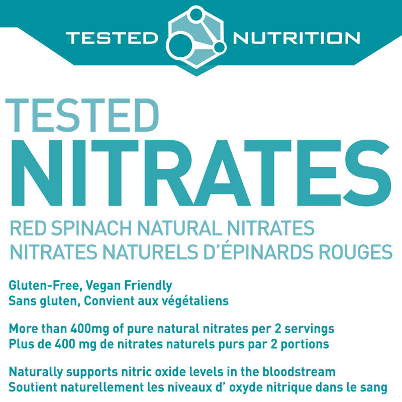 Nnitrates Tested Nutrition Tested Nitrates - 240 Vegetarian Capsules / 60 Servin ...