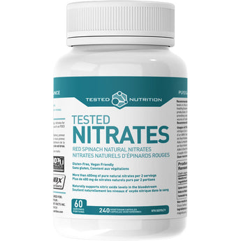Tested Nutrition Tested Nitrates - 240 Vegetarian Capsules