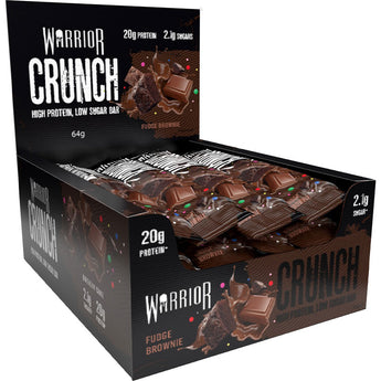 Warrior Supplements Crunch Bars - 12 x 64 Grams *DOOR CRASHER*