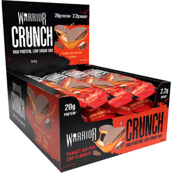 Warrior Supplements Crunch Bars - 12 x 64 Grams *DOOR CRASHER *