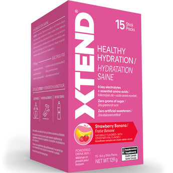 XTEND Healthy Hydration Stick Pack - 15 x  Single Sticks Pack (Best Before 08/2024)
