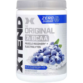 Xtend Original BCAA - 435 Grams - 30 Servings - Blue Raspberry Ice